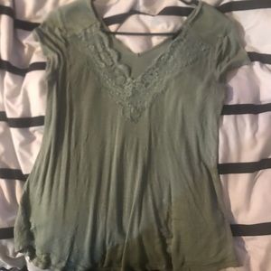 Lace V-Neck Top
